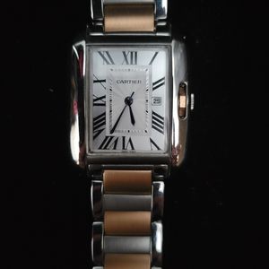 Cartier Tank Anglaise style watch